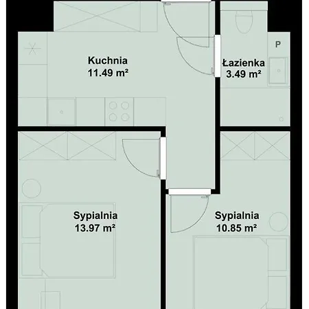 Dwupokojowy Apartament Polanka Appartement *